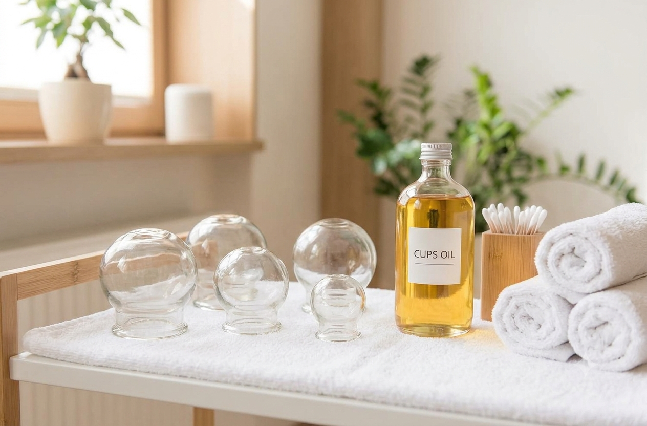 Trockene Schröpfmassage